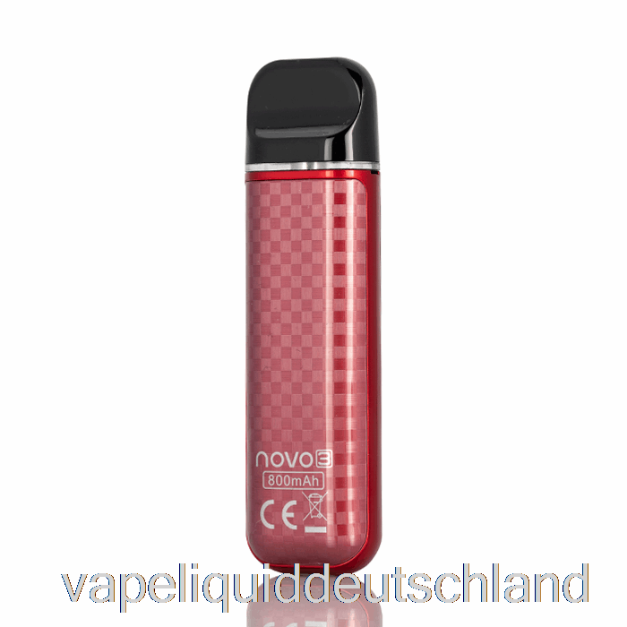 Smok Novo 3 25W Pod-System Red Carbon Fiber Vape Deutschland